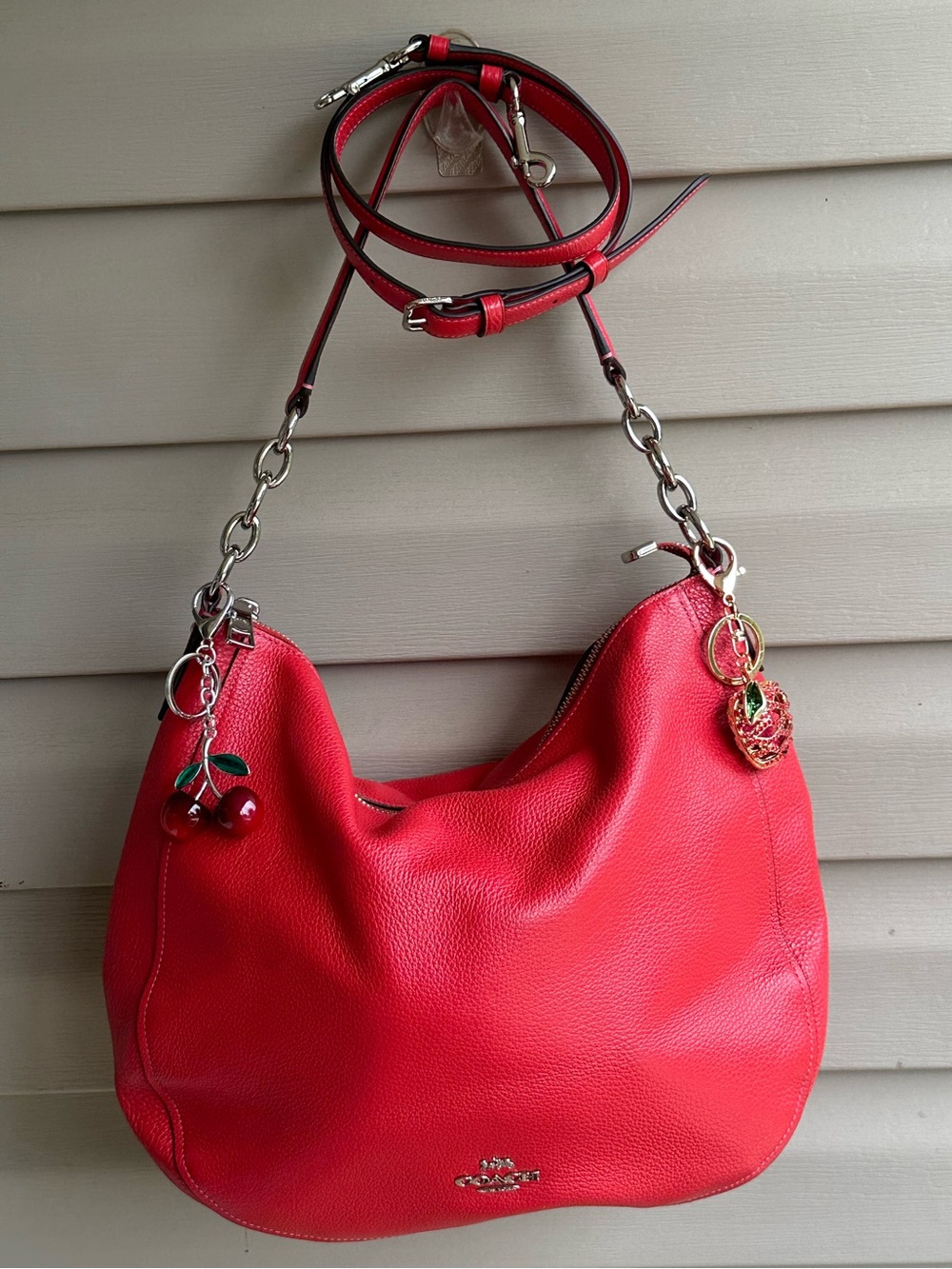 Coach Elle Hobo Bag in Pebble leather